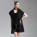 Womens Cashmere Feel Fancy Cape Stole Poncho Shawl (SP298)